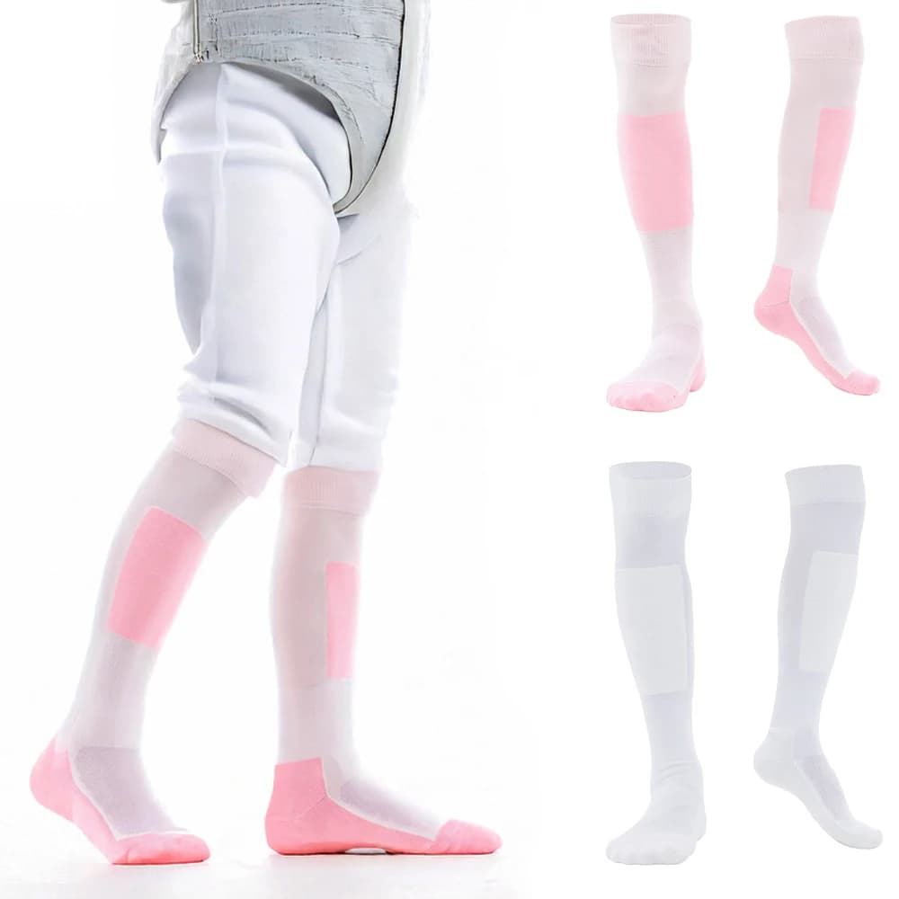 1 paio di calzini unisex sopra il ginocchio, tinta unita, per rugby, calcio, scherma, baseball, softball