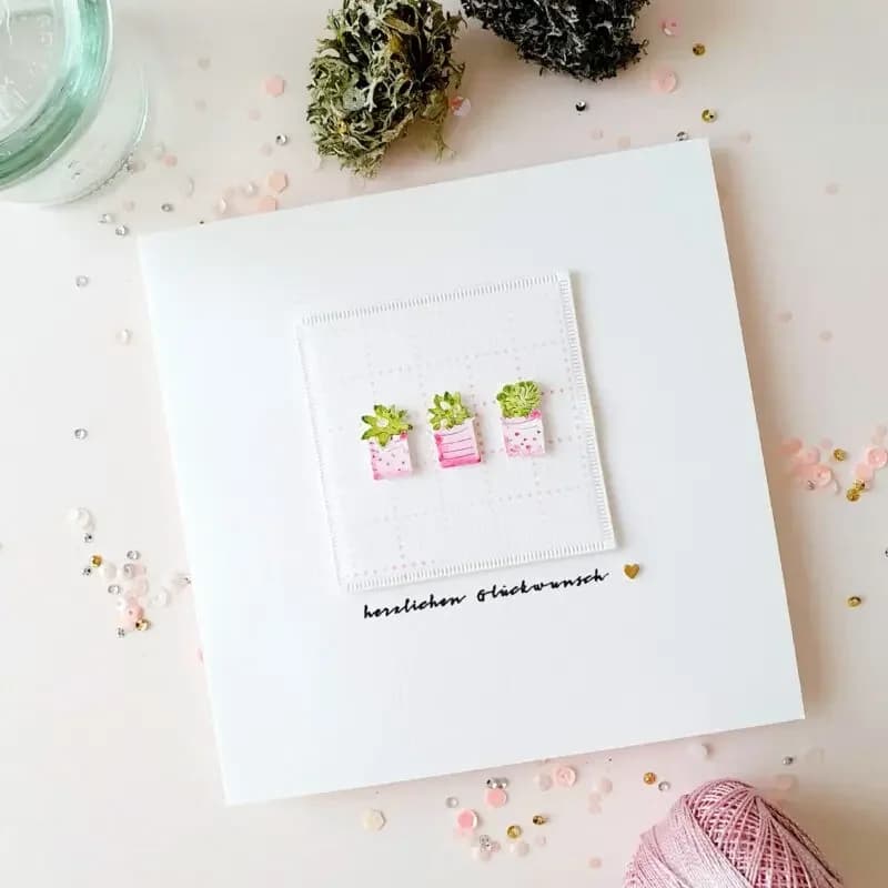 Piggy Craft - Fustelle per taglio metalli, stampi per fustelle, stampo per piante in vaso, fustelle per scrapbooking, stampi per fustelle in carta, lame per fustelle, stencil per fustelle