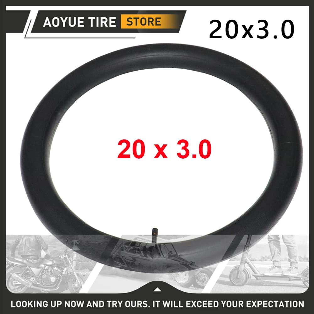 Pneumatics 20x3 20x3.0 Air chamber in butyl rubber 20x3.00 straight inner camera for 20 inch tires accessories for electric vehicles