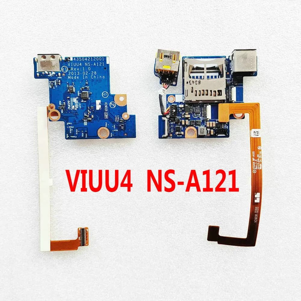 NS-A121 PER Lenovo Yoga 11S Scheda lettore di schede di memoria SD USB CON porta di alimentazione CC VIUU4 NS-A121 43504212001