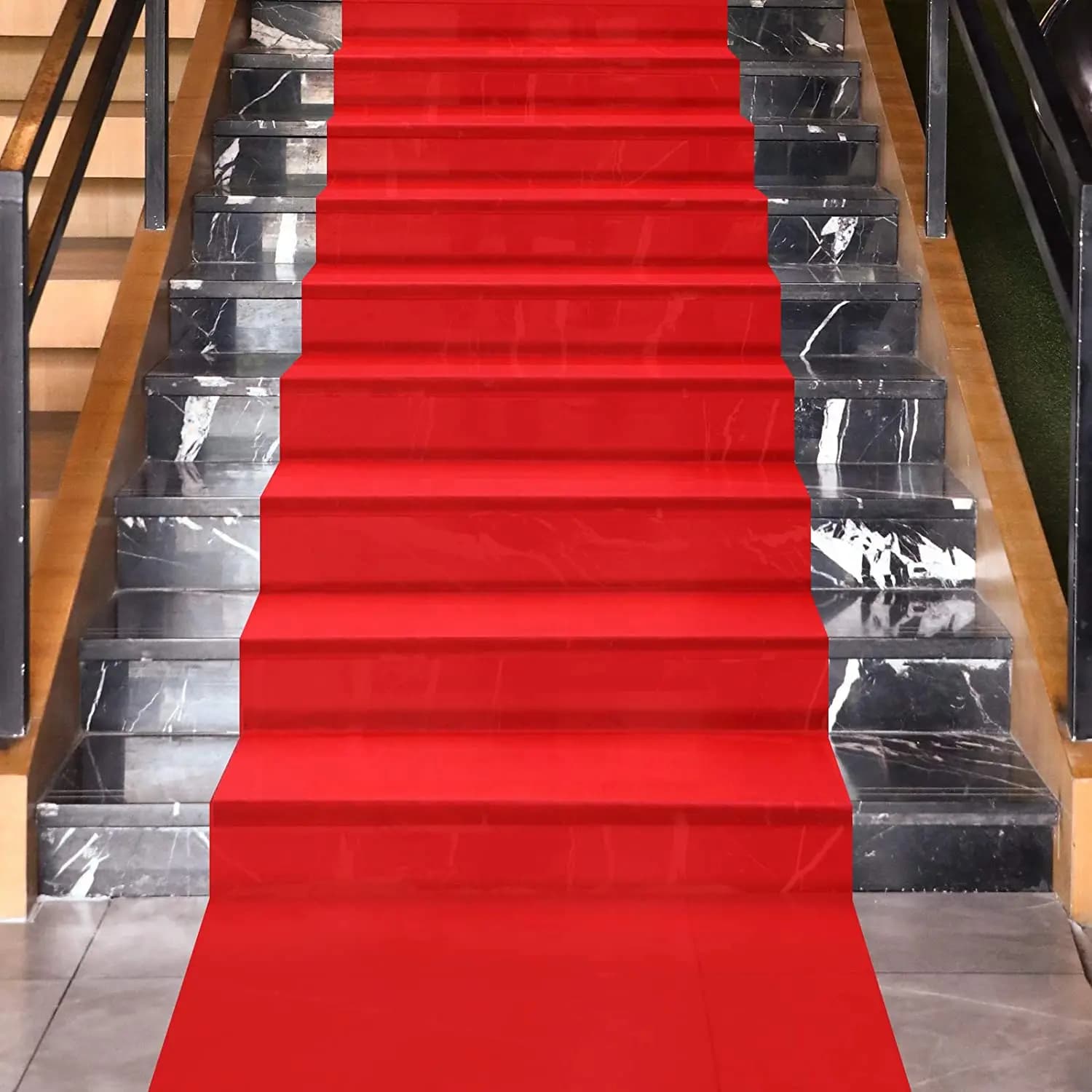 Outdoor White Wedding Carpet, Hall Mats, Red Wedding Decoration, Exhibition Events, Hall Carpet, Festival Party