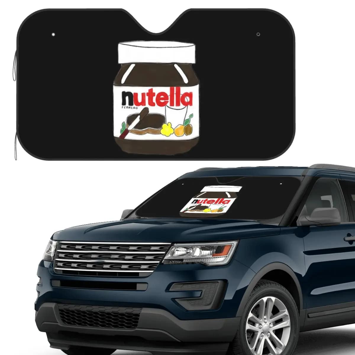 Nutella Parasole Parabrezza Auto Parabrezza Anteriore Finestra Parasole Accessori Coperture