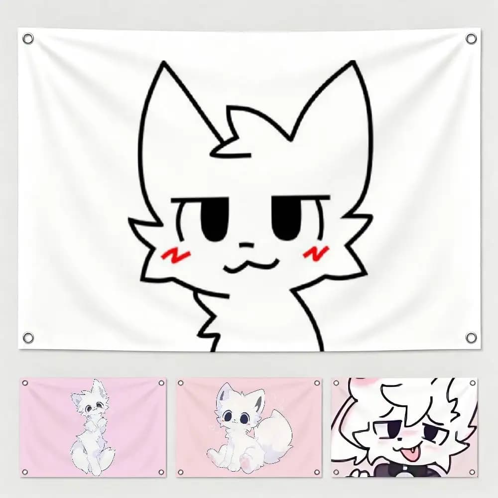 C-Cartoon B-Boykisser Flags Wall Hanging Tapestry Outdoor Garage Room Decorative flag Background Blanket