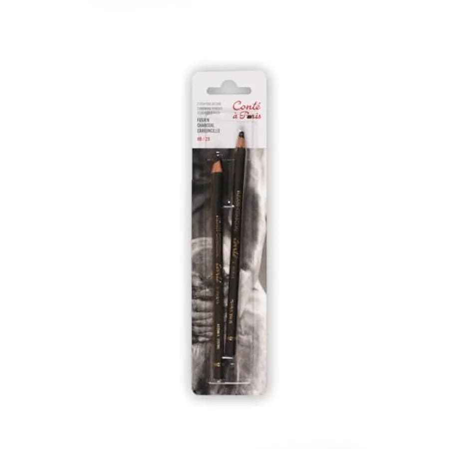 Sketching and Drawing Charcoal Pencils, Set of 2, HB and 2B