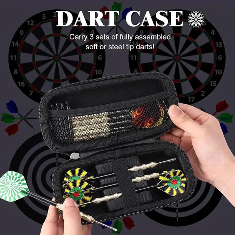 1PC Boomerang Tip Bag EVA Material 3 Cell Shaft Storage Organizer Travel Case for Training and Matches