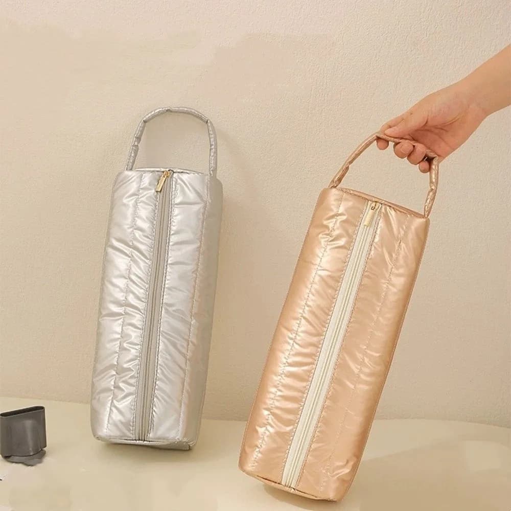 Oxford Inner Hair Dryer Storage Bag Quilting Cotton Soft Curling Iron Carrying Case Heat Resistant Waterproof