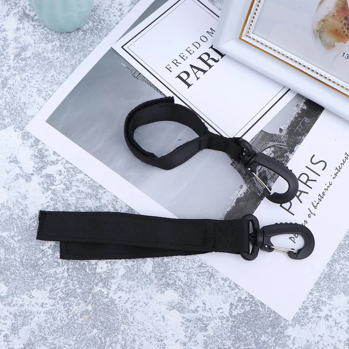 Set di 4 Ganci in Plastica Resistenti per Esterni, Supporto Universale per Tende e Pagaie da Kayak, Senza Foratura, con Anello a D Elastico