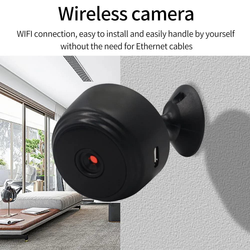 TTLOCK WiFi Mini Web Camera Video Camera Security Monitor Video HD Wireless Micro Camera Recorder Voice Camera Smart Webcam
