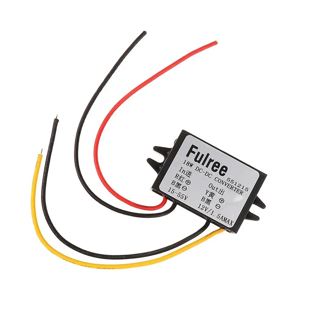 Convertitore Buck DC 48V a 12V ad Alta Efficienza, Adattatore di Alimentazione Compatto per Installazione di Sistemi di Sicurezza