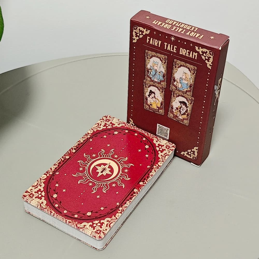 Fairy Tale Dream Lenormand Deck 42 pezzi Rana System Cartoon Lenormand Card 10 * 6 cm