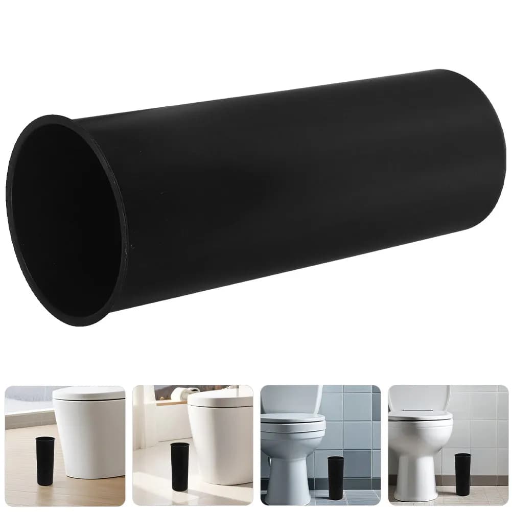 2Pcs Round Toilet Brush Holder Cup for Bathroom Accessories Modern Minimalist Anti-Slip Stable Base Cleaning Brush Storage