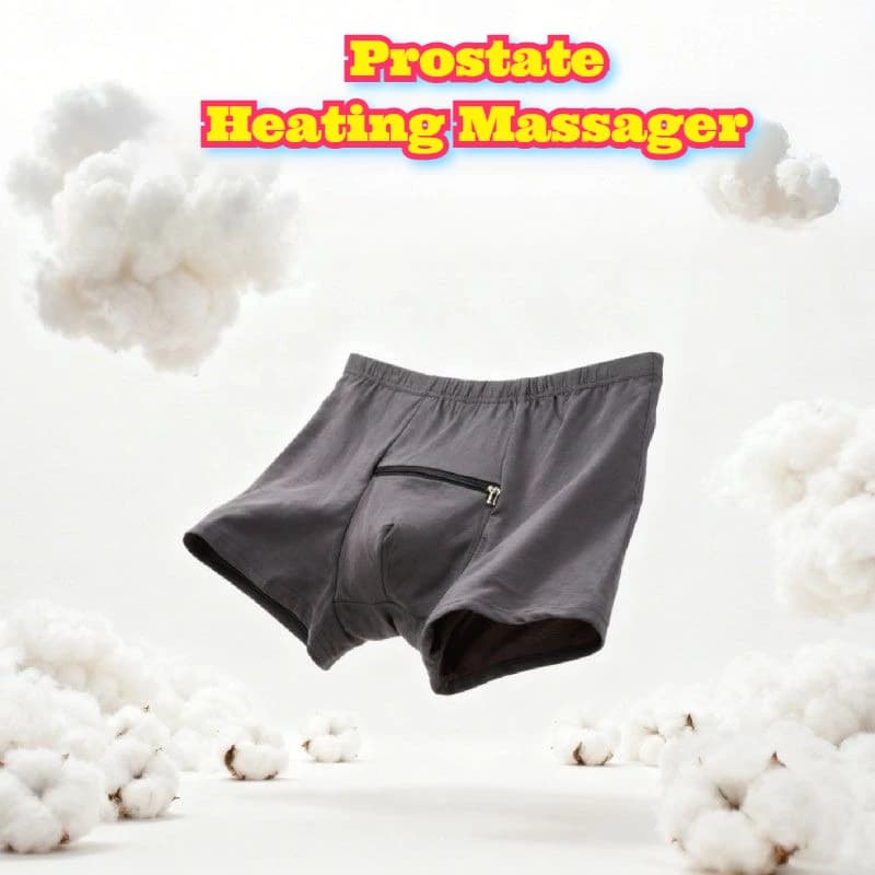 Massaggiatore per riscaldamento della prostata Intimo da uomo Impacco caldo Igiene fisica Multi funzione Frequenza urinaria Comfort Pantaloni Uomo adulto