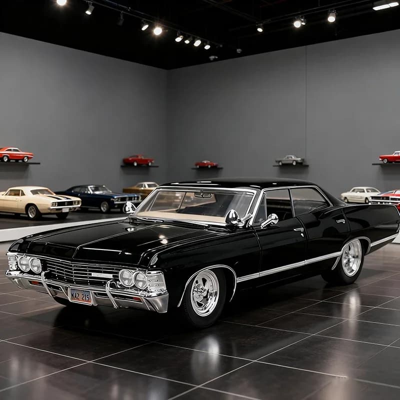JADA 1:24 IMPALA SS SPORT SEDAN 1967 Auto in lega Fonde sotto pressione e veicoli giocattolo Modello di auto Modello in scala in miniatura per bambini