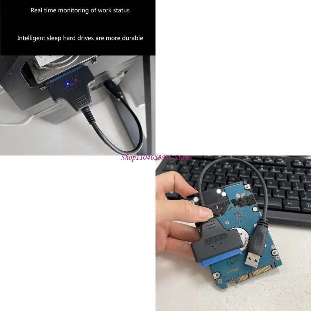 Cavo USB a Convertitore adattatore disco rigido USB HDD da 6 Gbps da 2,5 pollici