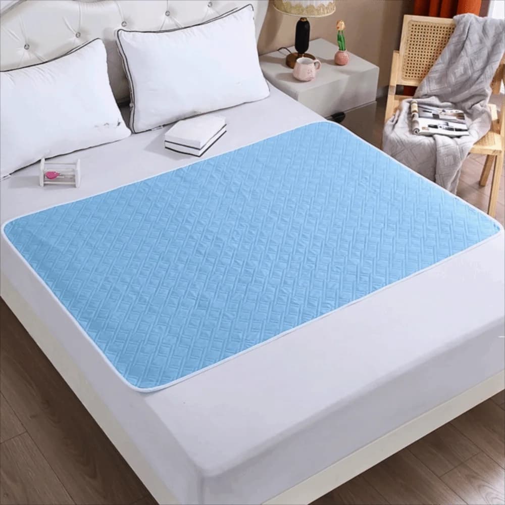 Washable Adult Care Urine Pads Breathable Stain-resistant Adult Incontinence Pads Rhombus Quilted Waterproof Bed Sheet Mat