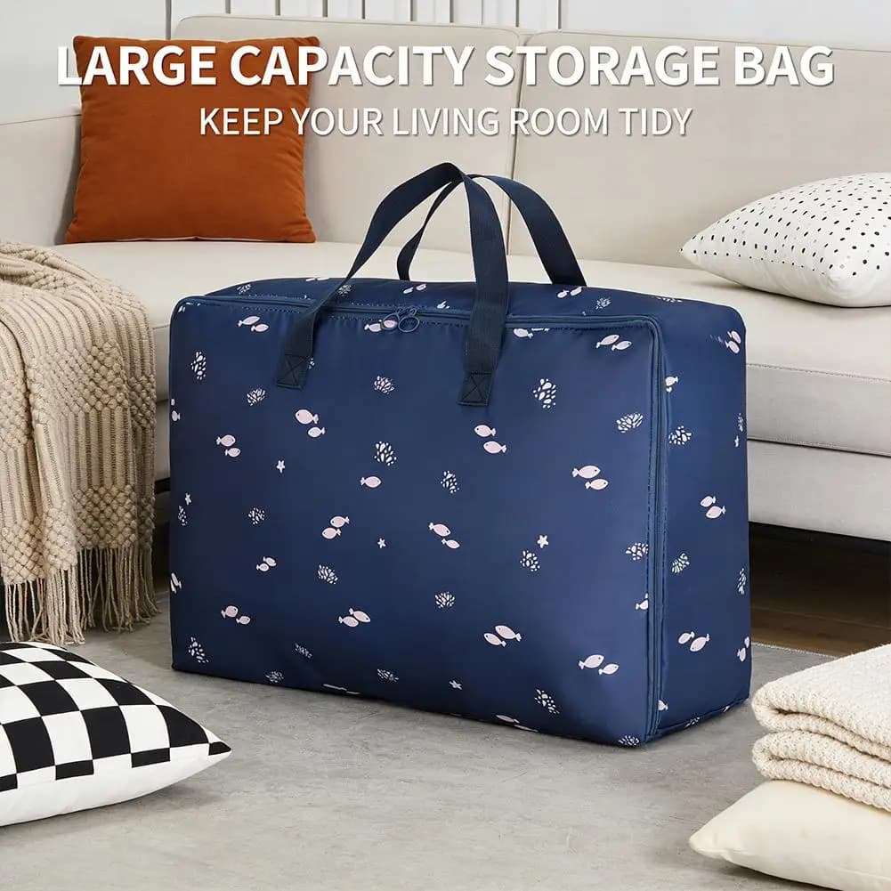 Borsa portaoggetti in tessuto Oxford, grande capacità, impermeabile, antiumidità, per vestiti e piumoni