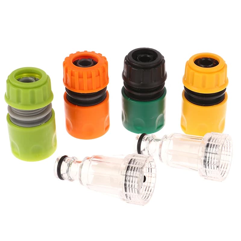 C Water Connector +filter Accessories Car Washer Adapter Pressure Washer Filters Nets Hose Pipe Fitting Nozzle Garden