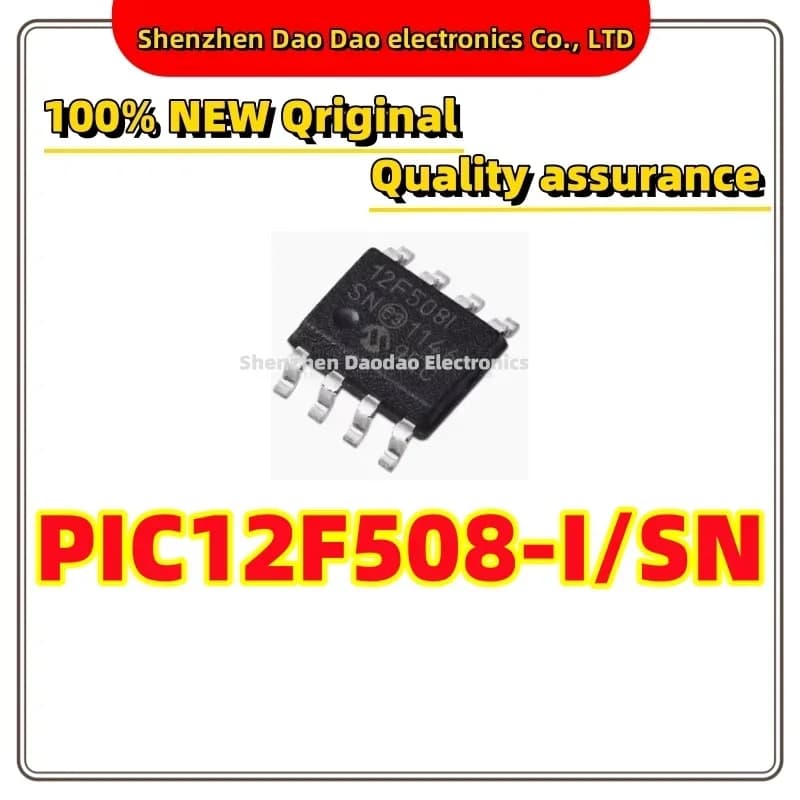 5 pezzi PIC12F508-I/SN 12F508-I SOP-8 chip di memoria flash microcontrollore a 8 bit IC