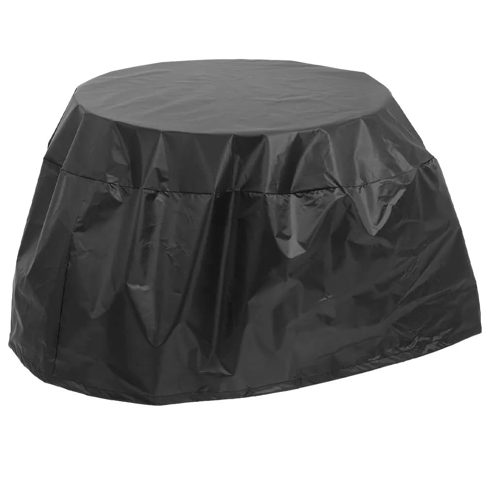 210D Waterproof Bbq Grill Cover Heavy Duty Round Outdoor Protector Camping Patio Weatherproof Grill Cooking