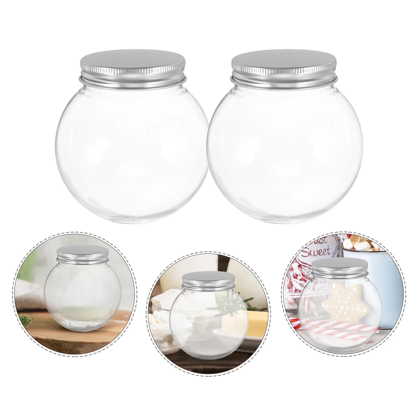 10Pcs Plastic Yogurt Bottles Thickened Transparent Round Clear Bottles for Milk Tea Juice Smoothie DIY Crafts