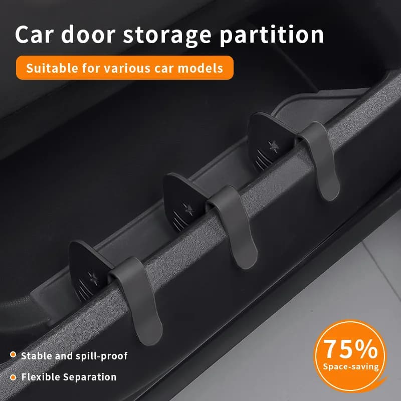 1 Pezzo Divisorio Regolabile per Vano Porta Auto, Organizzatore per Scomparti Interni Auto, Accessori Auto