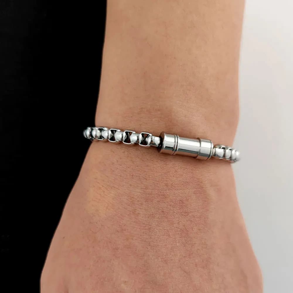 2022 nuovo Design Hip Hop gioielli di moda in acciaio inossidabile per uomo Chunky Cuban Miami bracciali