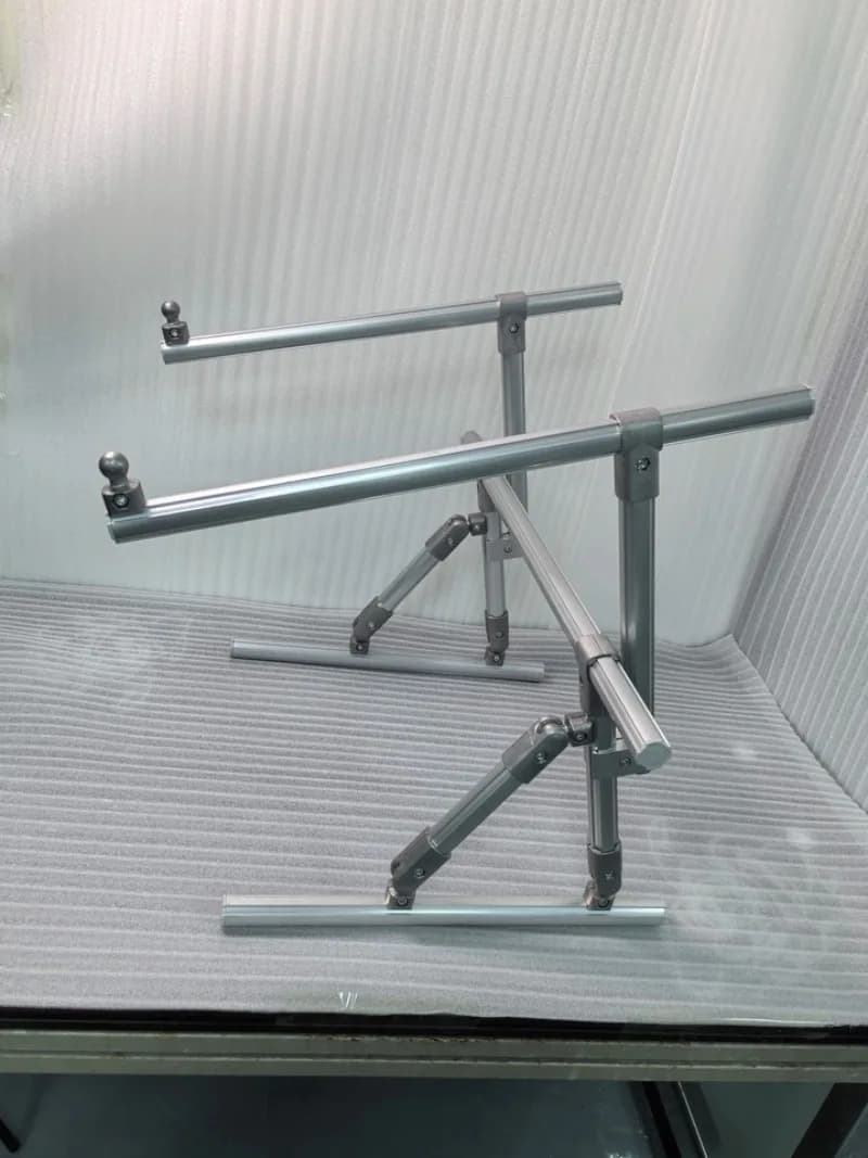 2-In-1, width and width 70cm Adjustable Reinforced Cross Stitching Frame Bed Aluminum Alloy Adjustable Stitching Frame Tool