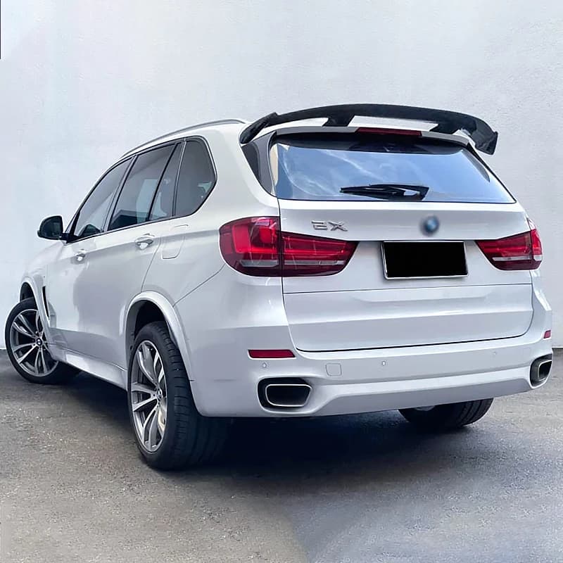 Nuovo Stile Accessori In Fibra di Carbonio Per BMW X5 G05 F15 E70 E53 F20 2008-2023 Auto Baule Posteriore Spoiler Labbro Boot Ala Labbro Estensione