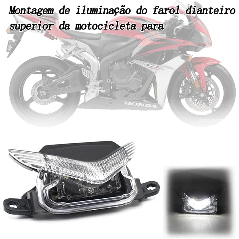 LED Clear Upper Head Front Running Light For Honda Cbr600rr Cbr 600 Rr 2007 2011 2008 2009 2010 Motorcycle Headlight
