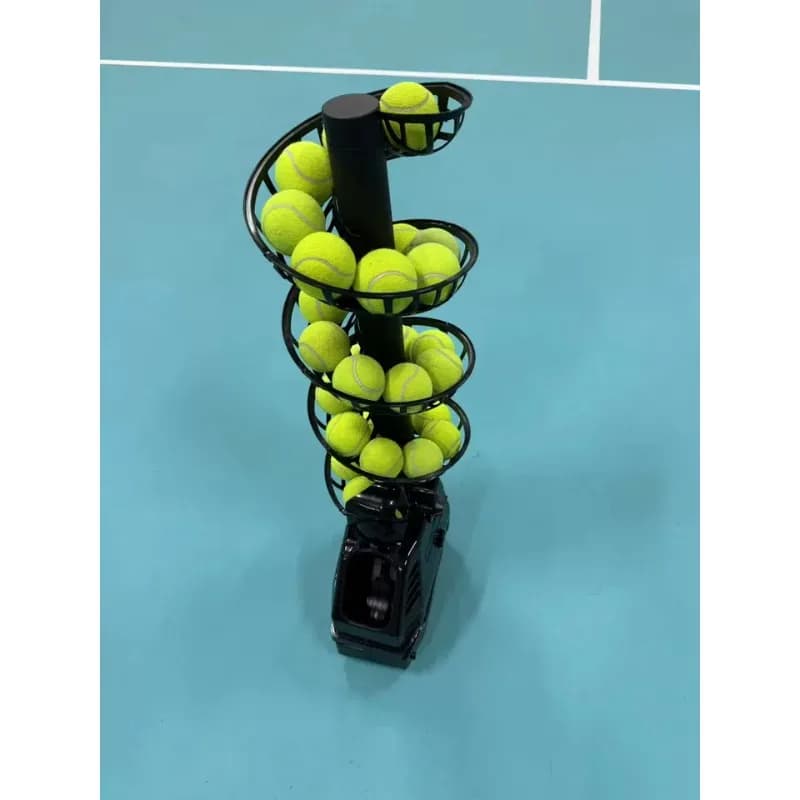 Macchina per palline da tennis Multi-Ball portatile per bambini Attrezzatura per allenamento per interni ed esterni per adulti
