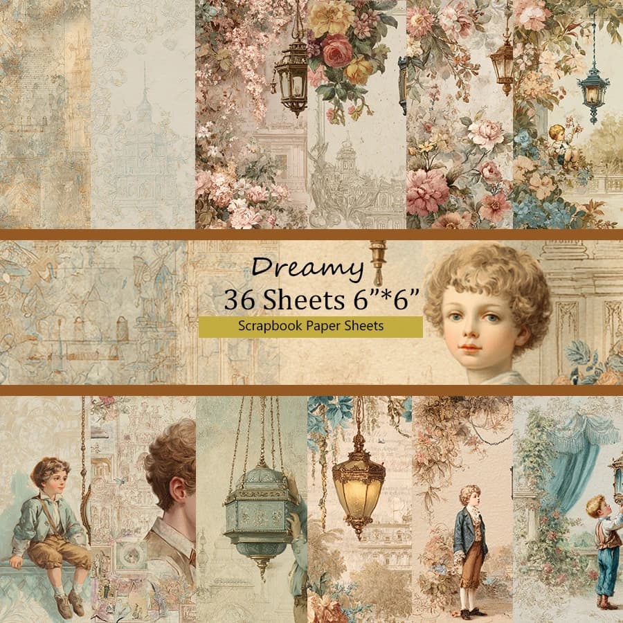 6"x6" Origami & Scrapbook Paper (36 Sheets): Dried Flower Press Prints for Scrapbooking, Origami & Botanical Crafts – Artful Kit