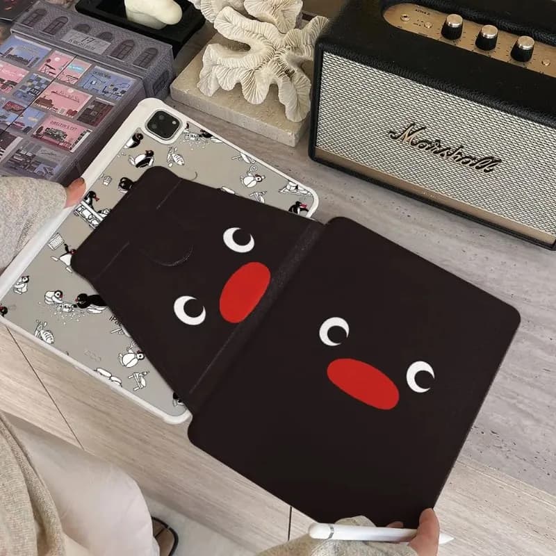360 Degree Rotation Smart Cover for Samsung Tab S7 S8 S9 11 Plus S6 Lite 10.4 Inch Pencil Case for Tab A9 8.7" Plus 11" Cartoon