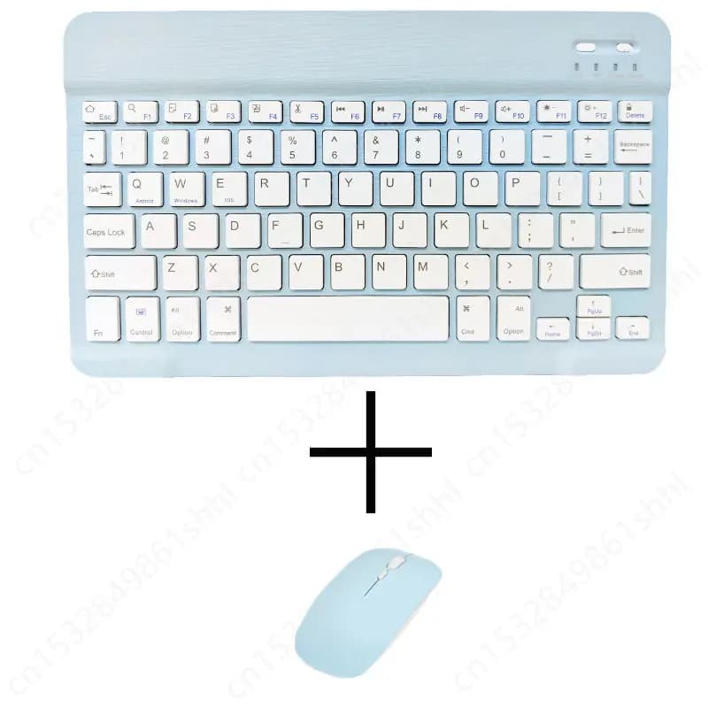 Tastiera tablet per tastiera iPad Teclado Mi Pad 5 6 Tastiera wireless con mouse Ricaricabile Compatibile con Bluetooth