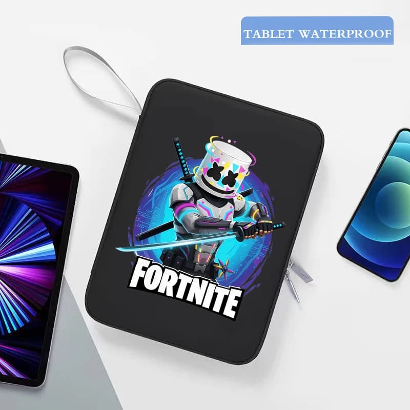 Game Fortnites Laptop Bag Anime Print Protective Tablet Sleeve Case 11-13 Inch Notebook Carrying Case for IPad Macbook Xiaomi