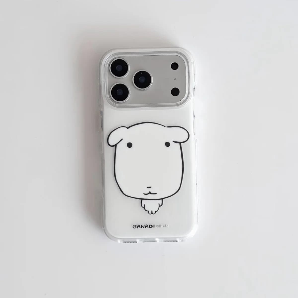 Custodia per telefono coreana Ins Kawaii Big Head Puppy Couple per iPhone 17AIR 17 16 15 14 13 12 11 Pro Max 7 8 Plus Mini Y2K Sweet Cover