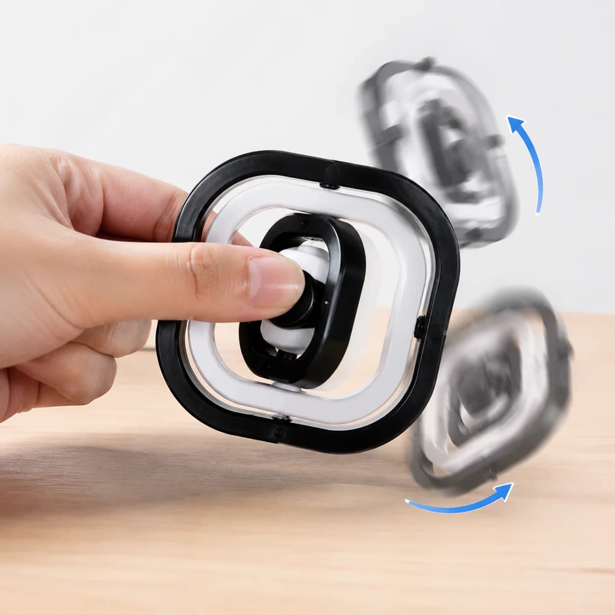 Fidget Toys 3D Flip Finger Spinner, Hand Spinner, Gyro da Dito, Antistress per Autismo, ADHD, Sensoriale, Regalo per Adulti, Antiansia, Divertimento