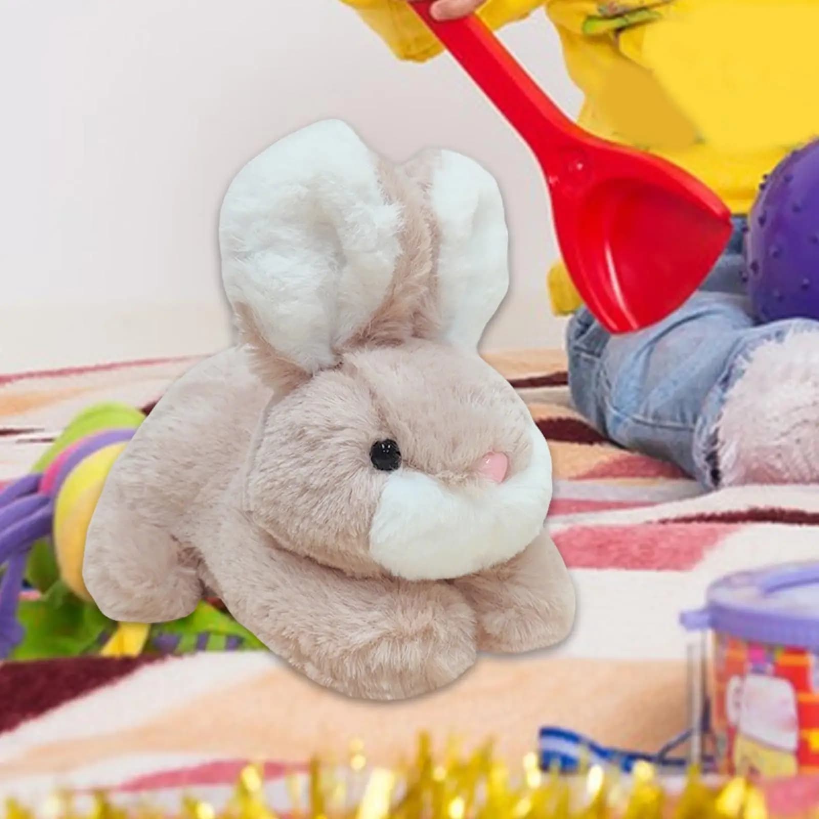 Coniglietto farcito giocattolo coccoloso coccole che abbraccia la bambola Simpatico coniglio farcito peluche per ragazze Regali di San Valentino