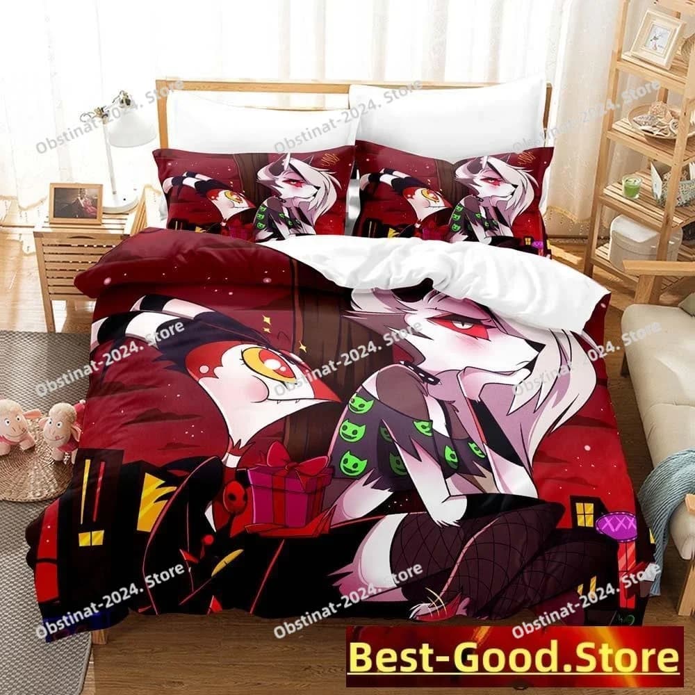 Set biancheria da letto Fizzarolli Boss Set letto singolo doppio completo Queen King Size Set copripiumino per camera da letto per bambini per adulti Anime parure de lit