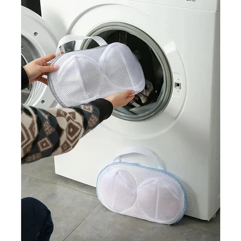 2 Sacchetti a Rete Anti-Deformazione per Biancheria Intima, Sacchetto per Lavaggio a Rete Anti-Deformazione per Capi Delicati