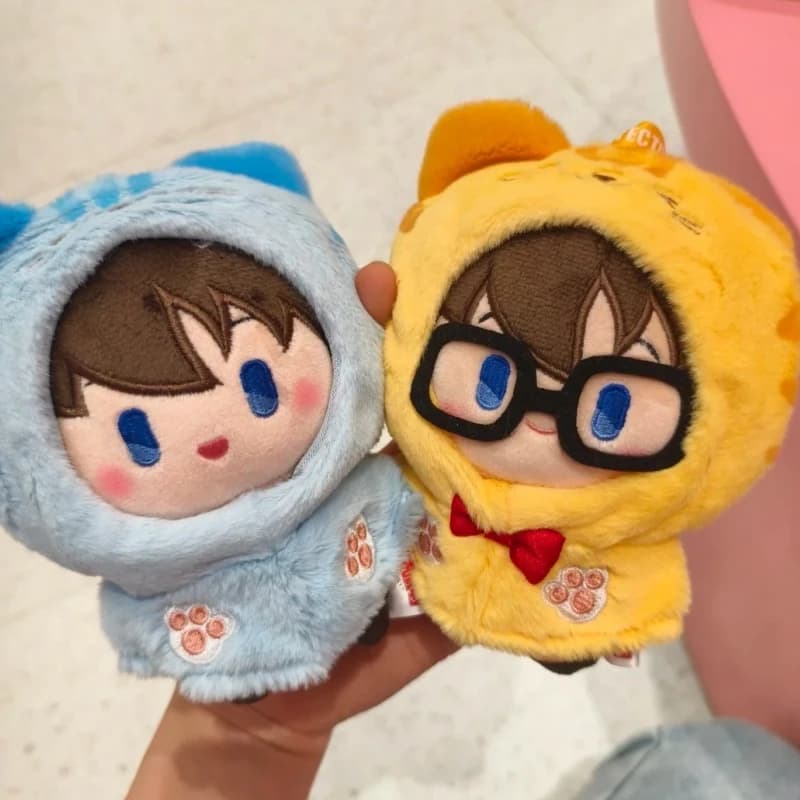 Genuino Detective Conan Cat Cape Series Blind Box Toys Bento Pendant Anime Figure Collection Modello Personalizzato Kawaii Regalo Giocattoli