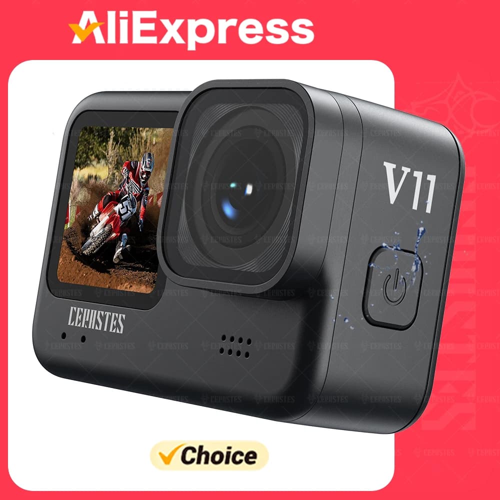 Action Camera 5K 4K Bicycle Camera Electronic Stabilizer Action cam WiFi Sports Camera Helmet Video Recording Camera Camera