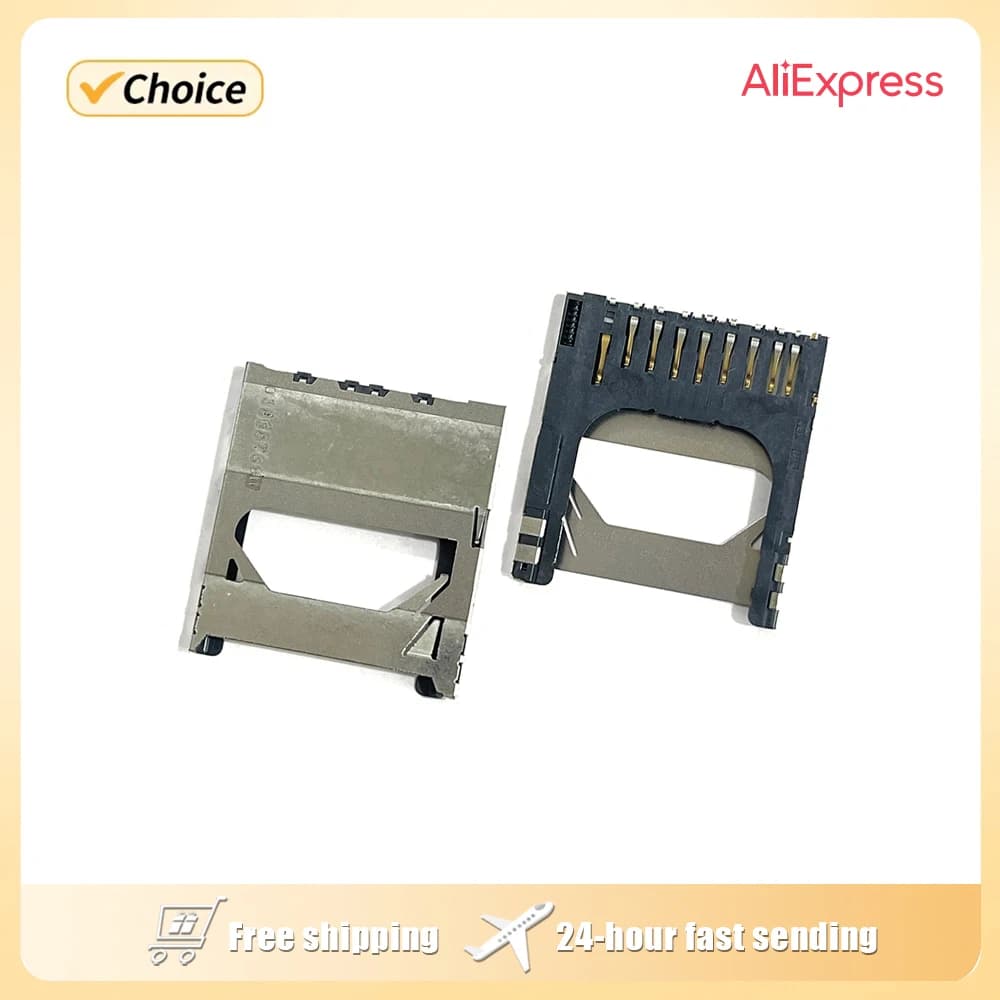 NUOVO Per Canon IXUS115 IXUS125 IXUS220 Slot Per Scheda SD Lettore di Memoria Supporto del Connettore Riparazione Della Fotocamera Pezzo di Ricambio IXUS 115 125 220