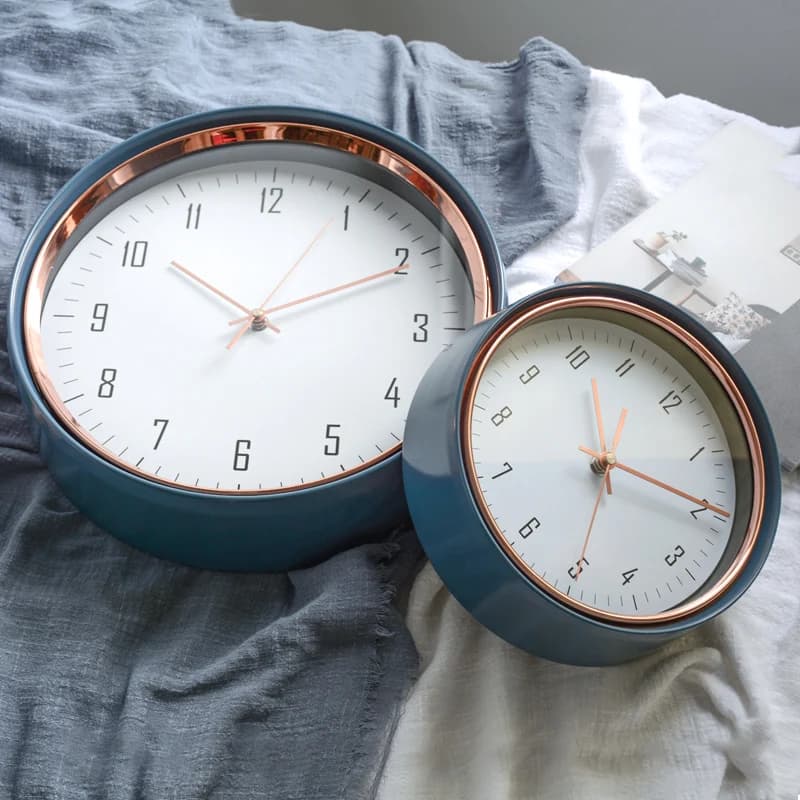 Orologio da Parete Silenzioso di Lusso Creativo in Metallo, Orologi da Parete Moderni per Soggiorno, Decorazione Casa, Meccanismo dell'Orologio, Idee Regalo