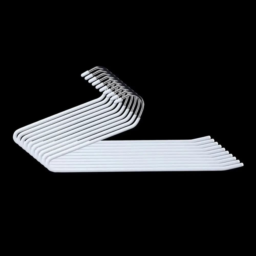 Space Saving Hanger or Pants - Non Slip Open End Stainless Steel Clothes Rack