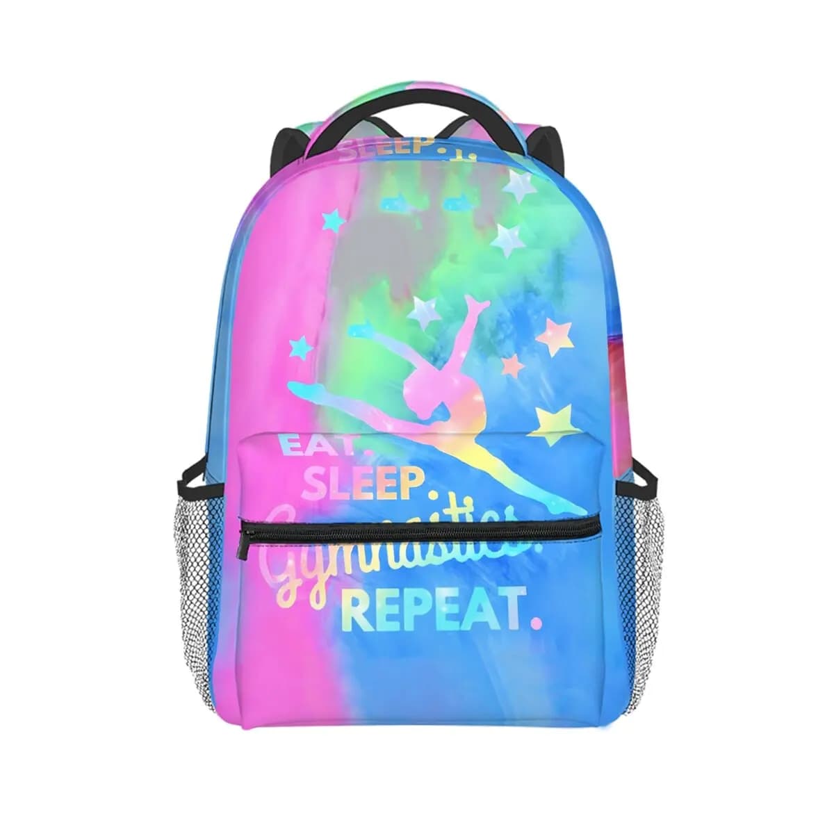 Zaino per Scuola di Yoga e Danza, Miglior Regalo per Ragazzi e Ragazze, Design 2D Piatto, Impermeabile, Alla Moda per Bambini