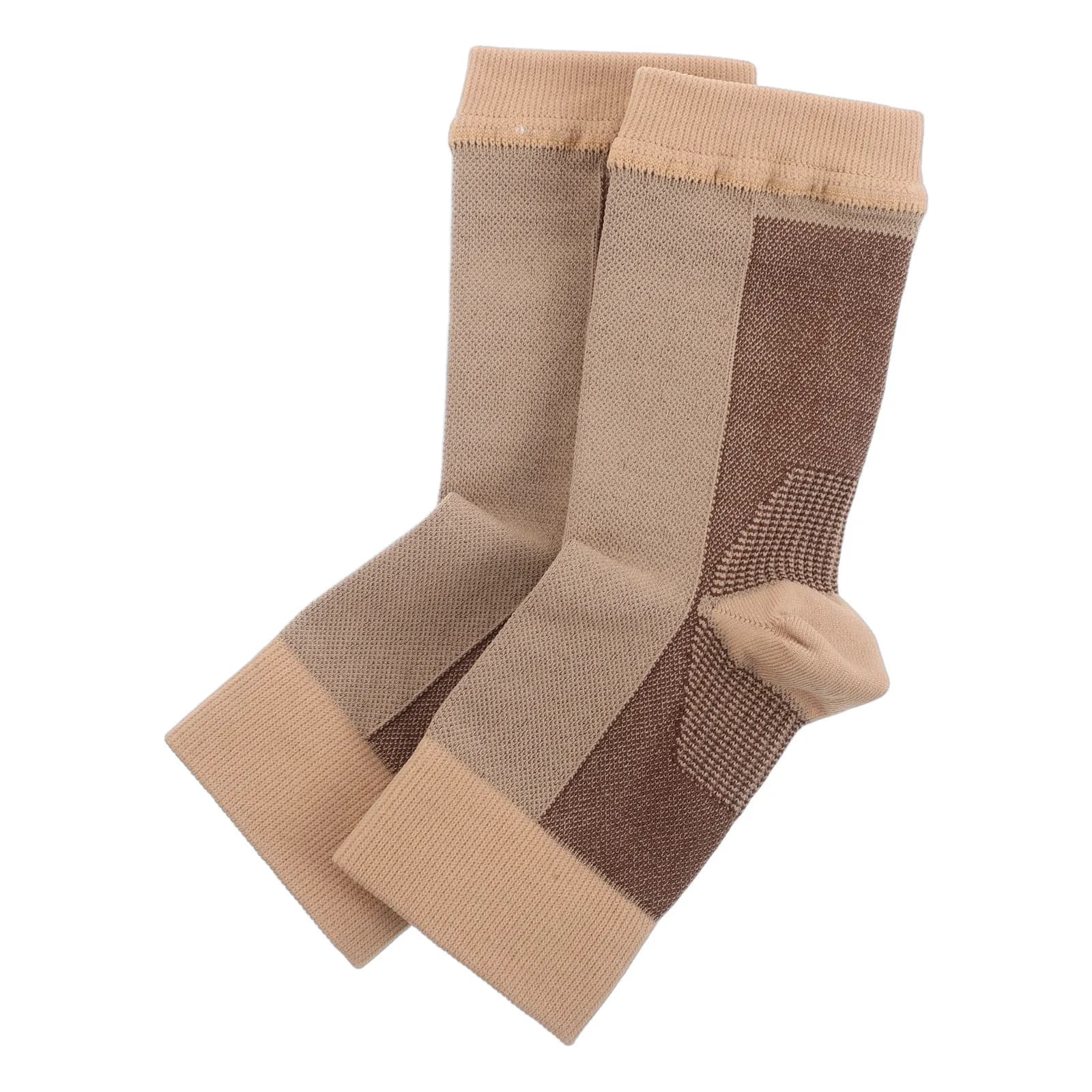 Supporto per Caviglia Traspirante, Fascia Elastica per Arco Plantare, Calze Compressive per Sport e Distorsioni