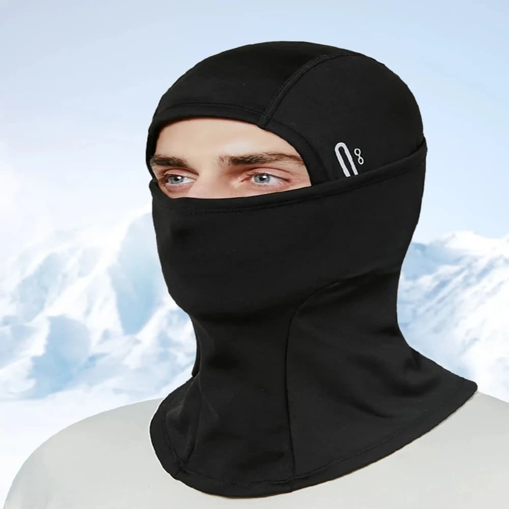 Cofani Maschera integrale in pile per moto Copricapo da equitazione antivento a prova di freddo con sciarpa per il collo per accessori invernali all'aperto