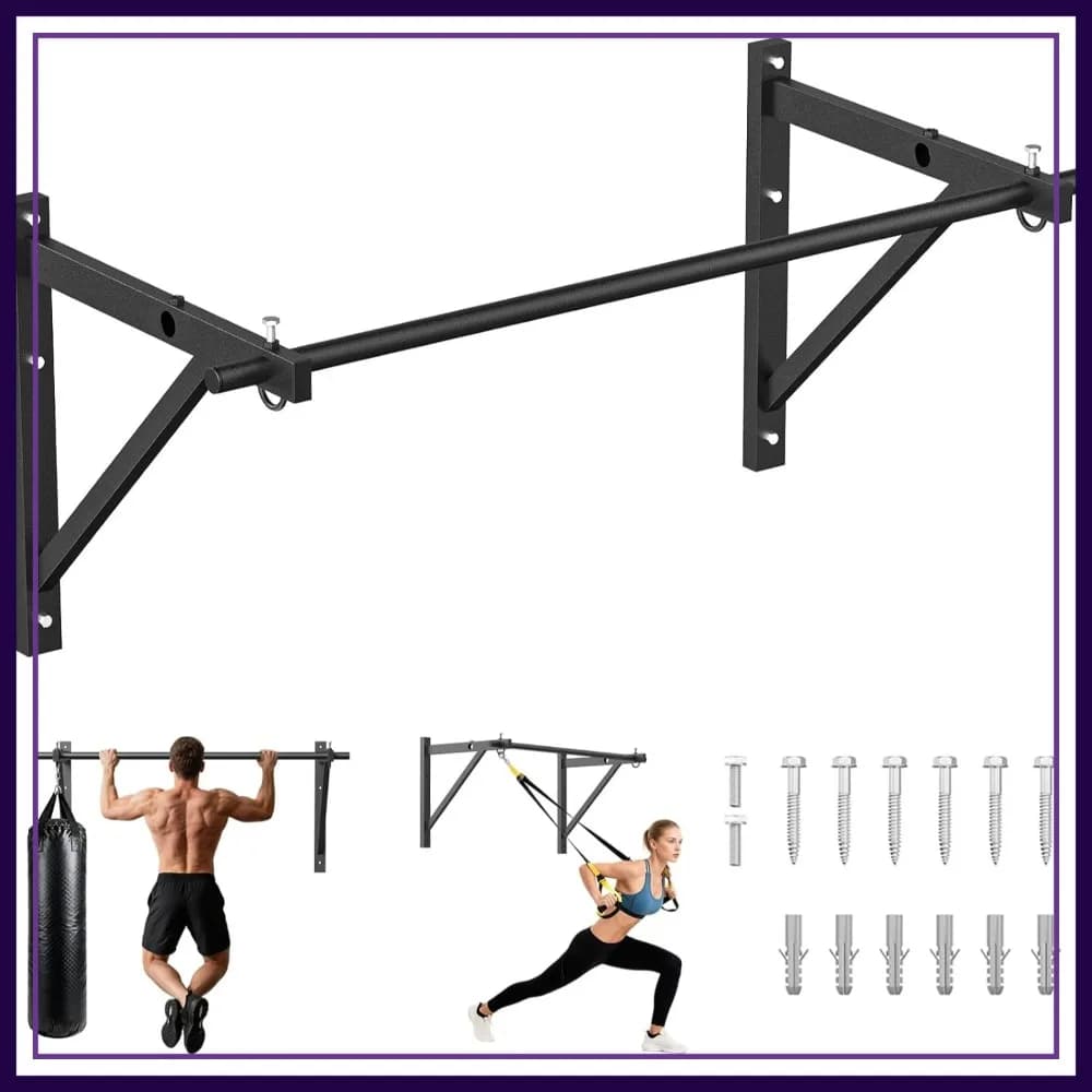 Barra per trazioni a parete, barra per chin-up, allenamento di forza per la palestra di casa
