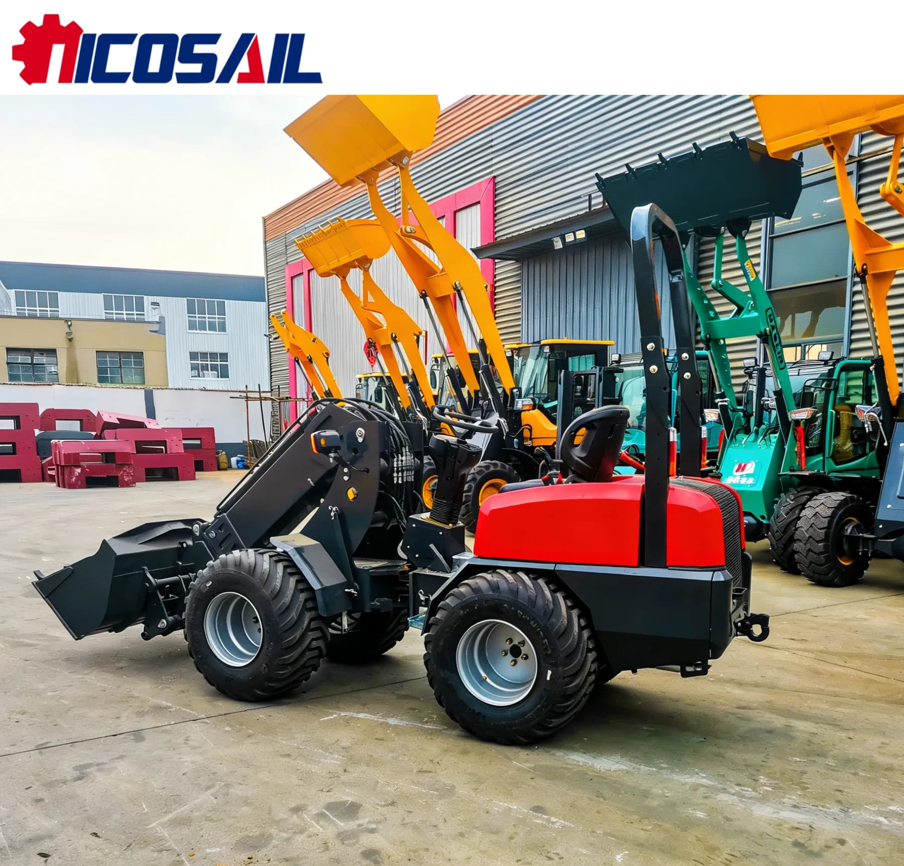 Caricatore Telescopico Compatto EPA CE ZL918 800kg per Frutteti, Magazzini e Piccoli Progetti di Ingegneria