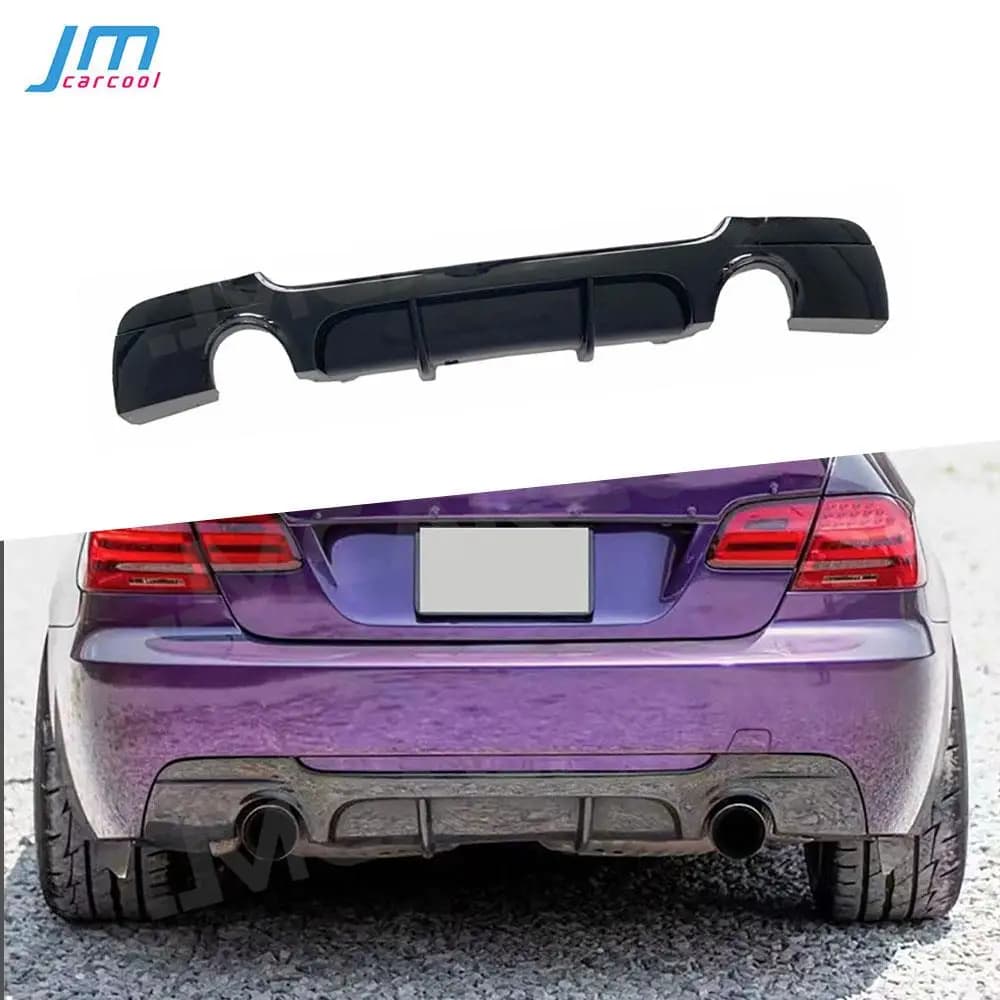 ABS Car Rear Diffuser for BMW 3 Series E90 M Sport Sedan 4 Door 2005-2012 Rear Bumper Skirt Car Styling Accessories
